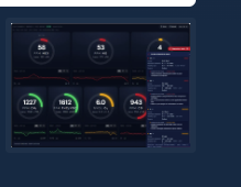 Engine Doctor live dashboard showing NOx, NO, NO2, CH4, THC/VOC and O2 gauge readings with 24-hour trend graphs and diagnostic recommendations panel